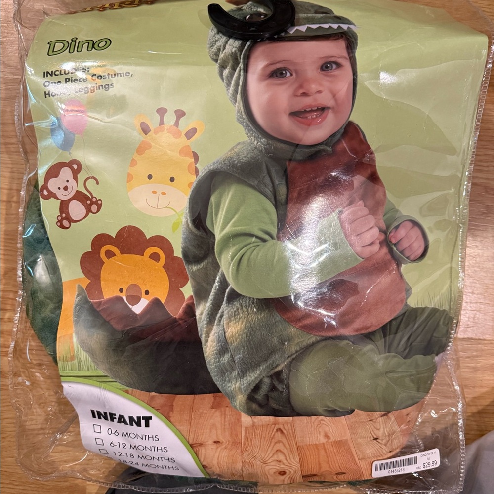 Green and Brown Infant Costume